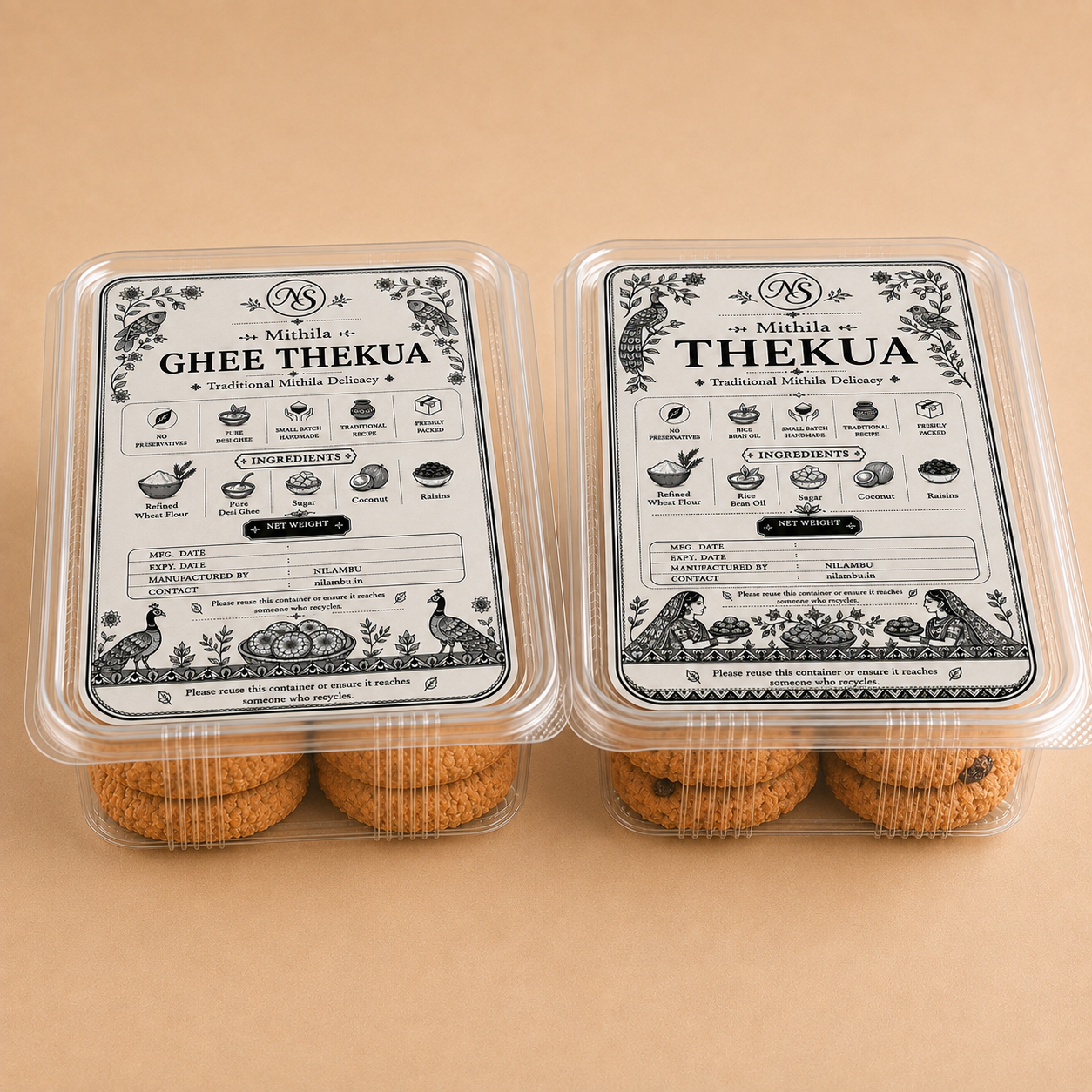 Ghee Thekua & Thekua Combo