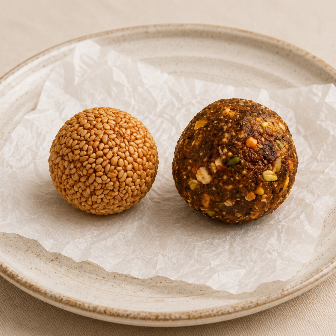 Til Ladoo & Dry Fruit Ladoo Combo Box | Traditional & Nutritious Sweets | Nilambu