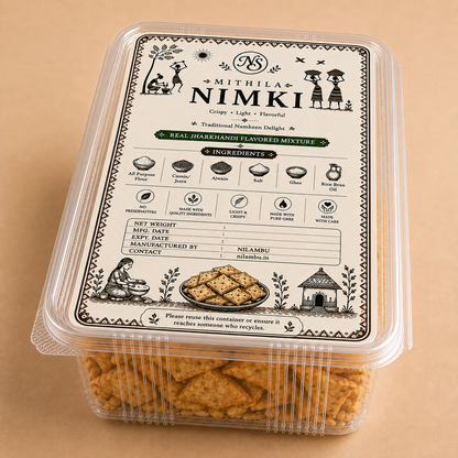 Nimki - Crispy Homemade Mithila Nimki