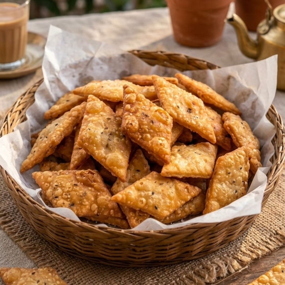 Nimki - Crispy Homemade Mithila Nimki